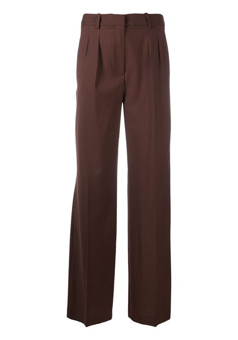 Brown Sbiru straight-leg trousers Loulou Studio - women LOULOU STUDIO | Trousers | SBIRUCHC